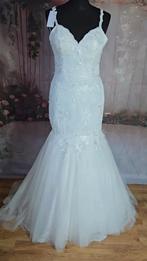 Nieuw Mermaid Trouwjurk Victoria's, Maat 38 mooie rug, Wit, Nieuw, Ophalen of Verzenden, Victoria's