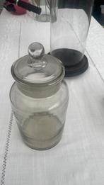 Hel Mooie Oude Glazen StolpFles, Huis en Inrichting, Woonaccessoires | Stolpen, Ophalen, Zo goed als nieuw