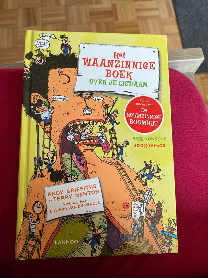 Het Waanzinnige Boek Over Je Lichaam, Boeken, Kinderboeken | Jeugd | onder 10 jaar, Zo goed als nieuw, Non-fictie, Ophalen