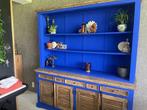 Buffetkast teak aquamarijn, Ophalen, Met deur(en), 200 cm of meer, Zo goed als nieuw