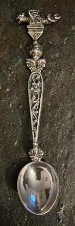 Antiek lepeltje draak, Antiek en Kunst, Ophalen of Verzenden