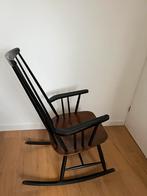Scandinavisch design schommelstoel, Huis en Inrichting, Gebruikt, Vintage, Bruin, Eén
