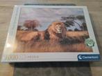 Clementoni Legpuzzel 1000 Stukjes - Leeuw. Nieuw in seal, Ophalen of Verzenden, 500 t/m 1500 stukjes, Nieuw, Legpuzzel