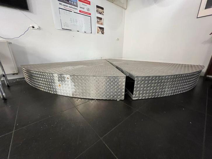 Aluminium Podium - Demontabel, Doe-het-zelf en Verbouw, Metalen, Gebruikt, Ophalen