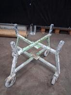 Gebruikte specie of gips kuip stransporter, 60 tot 80 liter, Ophalen of Verzenden, Gebruikt, Transportkar