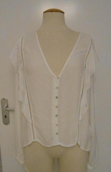 Stradivarius blouse ecru mt L (40/42) beschikbaar voor biedingen