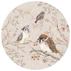 Muursticker Wanddecoratie Cirkel Vogels Dekornik, Nieuw, Ophalen of Verzenden, Wanddecoratie