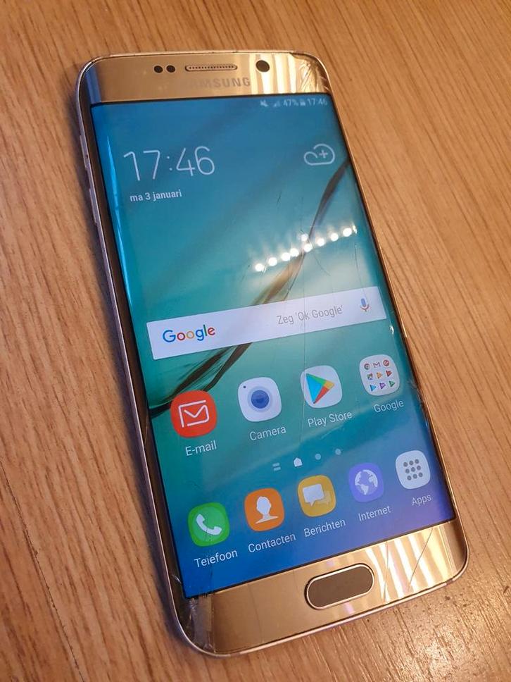 Samsung Galaxy S6 Edge, Telecommunicatie, Mobiele telefoons | Samsung, Gebruikt, 32 GB, Zonder abonnement, Touchscreen, Android OS