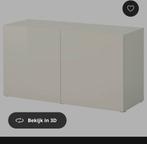 besta ikea kast Wit/Selsviken hoogglans/wit, Ophalen, Gebruikt, 25 tot 50 cm, Minder dan 100 cm