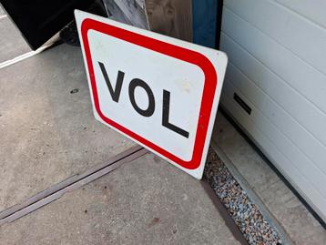 Mooi bord tekst VOL aluminium  beschikbaar voor biedingen