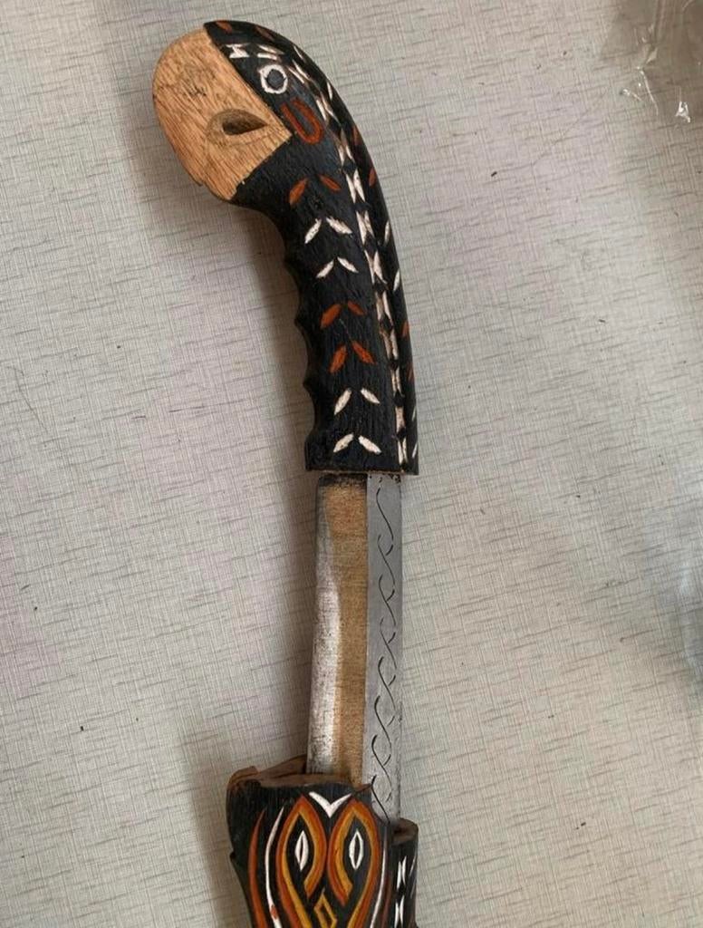 Zwaar Kris oosters Indonesisch Balinese Kris dolk of zwaard, Ophalen of Verzenden