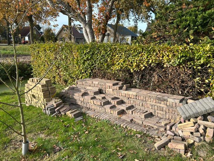 Gebruikte Waaltjes - 9,5 m2, Tuin en Terras, Tegels en Klinkers, Gebruikt, Klinkers, Beton, 5 tot 10 m², Ophalen