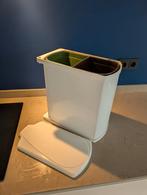 Hailo Duo Afvalemmer voor draaideurkast 20,3x38,8x42cm wit, Ophalen, Kunststof, Minder dan 50 cm