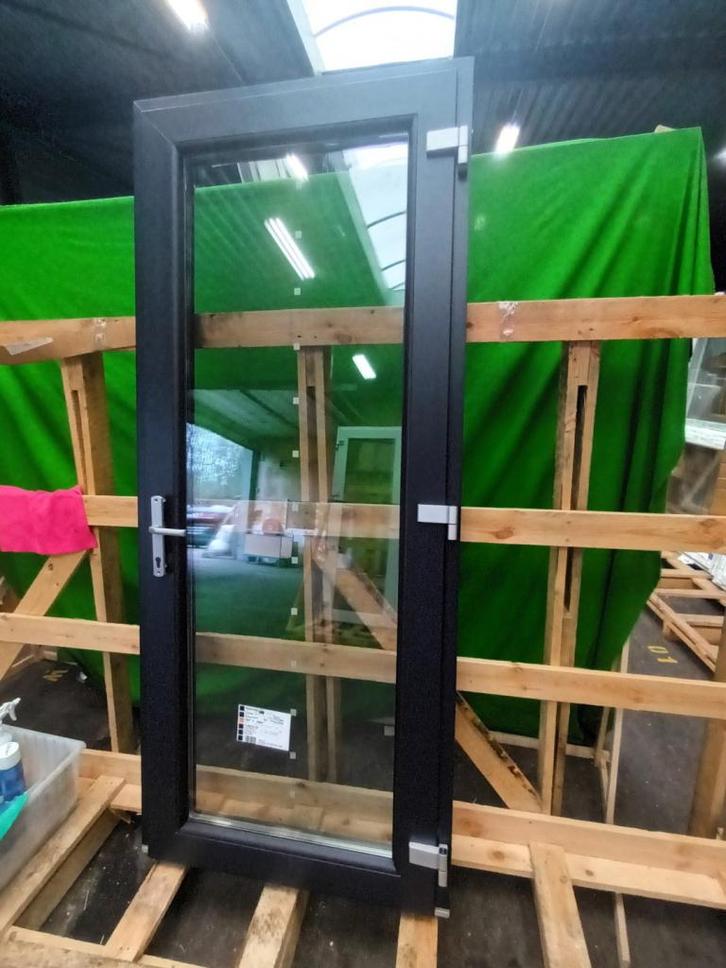 Kunststof Buitendeur volglas  b94,7 x h224,5 cm -1796-, Doe-het-zelf en Verbouw, Deuren en Horren, Zo goed als nieuw, Buitendeur