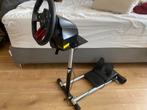 Game racesetup stuur + pedalen + foldable race stand, Spelcomputers en Games, Spelcomputers | Overige Accessoires, Ophalen, Gebruikt