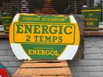 BP Energol emaille reclamebord, Verzamelen, Reclamebord, Gebruikt, ., Ophalen of Verzenden