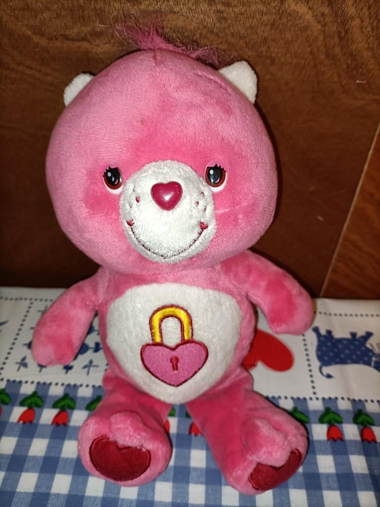 Roze Troetelbeer knuffel Troetelbeertjes 29 cm groot, Ophalen of Verzenden