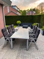 Kettler Avantgarde aluminium tuinset met tafel 220x100, Tuinset, Eettafel, 6 zitplaatsen, Gebruikt