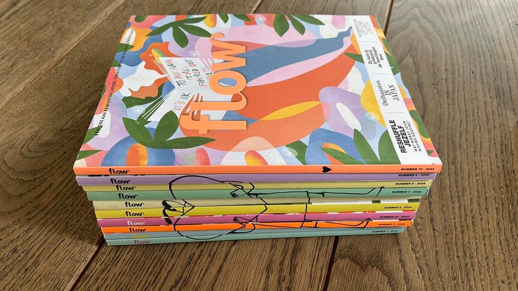 Flow magazine jaargang 2024, Boeken, Tijdschriften en Kranten, Ophalen of Verzenden, Zo goed als nieuw