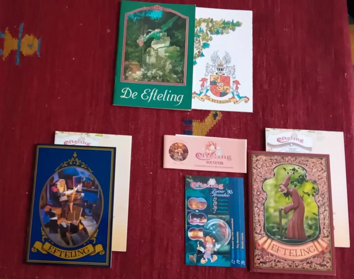 3 jaarboekjes van De Efteling met plattegrond, Verzamelen, Efteling, Zo goed als nieuw, Overige typen, Ophalen of Verzenden