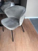 Be pure home khaki eetkamerstoel 4x, Ophalen, Zo goed als nieuw, Stof, Vier