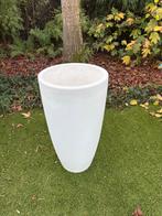 Witte plantenpot - Geschikt voor binnen en buiten, Ophalen, Kunststof, Gebruikt, 40 cm of meer