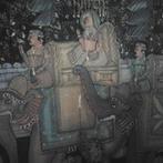 Zijdeschildering india Rajasthan. Pichwai.  Bruiloft, Antiek en Kunst, Ophalen