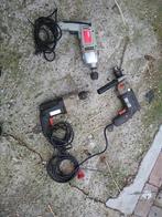 3 boormachines, Doe-het-zelf en Verbouw, Gereedschap | Boormachines, Gebruikt, Variabele snelheid, 400 tot 600 watt, Ophalen