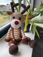 Leuke grote rudolf voor kerst gehaakt, Diversen, Kerst, Ophalen of Verzenden, Zo goed als nieuw