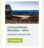 GEZOCHT: Ticket voor de Midwinter Marathon Apeldoorn, Eén persoon, Januari