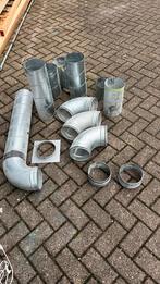 Verschillende spirobuizen 160 mm rest, Doe-het-zelf en Verbouw, Buizen en Afvoer, Bochten, Pvc, Verzenden, Zo goed als nieuw