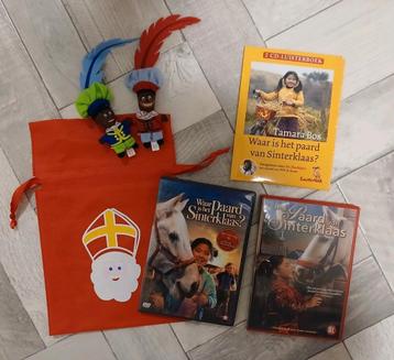 Sinterklaas dvd's paard van sinterklaas retro pietjes, zakje beschikbaar voor biedingen