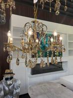 Goud zilver zwart kroonluchter hanglamp 8 lichts NEW, Glas, Nieuw, 75 cm of meer, Eric Kuster