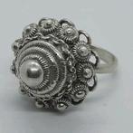 Zilveren Zeeuwse Knop Ring - Antiek, Sieraden, Tassen en Uiterlijk, Ringen, Gebruikt, Ophalen of Verzenden, Dame, Zilver
