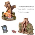 Partij nr: 4 BF wierookbranders & wierook - fee en huisje, Overige materialen, Info@abcwinkel.nl, Bruin, Nieuw