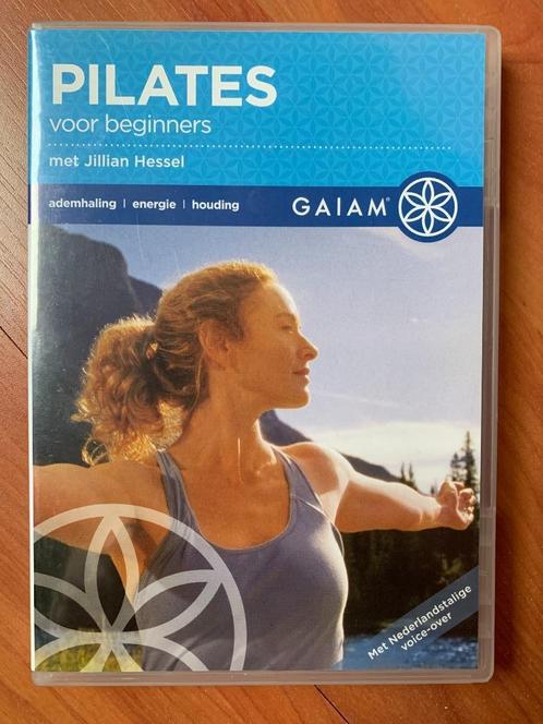 DVD Pilates voor beginners, Jillian Hessel; GAIAM; ademhalin, Cd's en Dvd's, Dvd's | Sport en Fitness, Zo goed als nieuw, Cursus of Instructie