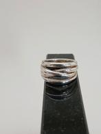 Zilveren ring met design van meerdere ringen - 925, Sieraden, Tassen en Uiterlijk, Ringen, Ophalen of Verzenden, Dame, Zilver