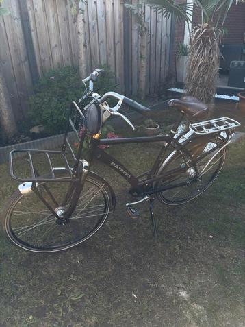 Batavus Herenfiets Bakfiets Zwart met of zonder mandje beschikbaar voor biedingen