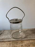 Antieke glazen kandijpot, Ophalen of Verzenden