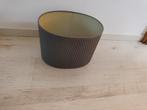 Lampenkap grijs  ikea ovaal. 22,5 cm hoog, Huis en Inrichting, Ophalen of Verzenden, Zo goed als nieuw, Grijs, Ovaal