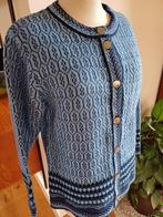 Susan Fosse Wollen Vest Folklore L 40 outdoor, Kleding | Dames, Susan Fosse, Blauw, Maat 42/44 (L), Ophalen of Verzenden