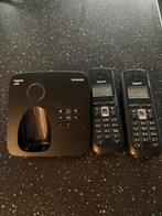 Telefoon giga set met antwoordapparaat, Ophalen, Gebruikt, 2 handsets