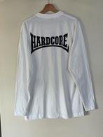 Hardcore Longsleeve XL wit, Ophalen of Verzenden, Zo goed als nieuw, Maat 46/48 (XL) of groter, Wit