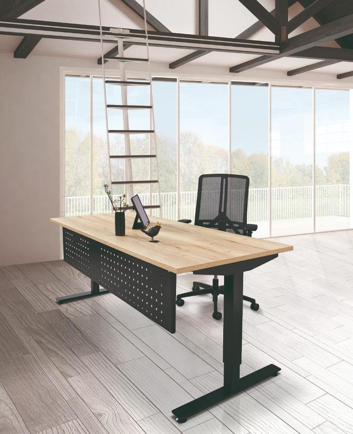 ERGODESK T-poot PRO prof kantoor bureau vanaf 319 euro!, Huis en Inrichting, Bureaus, Nieuw, Bureau, In hoogte verstelbaar, Ophalen of Verzenden