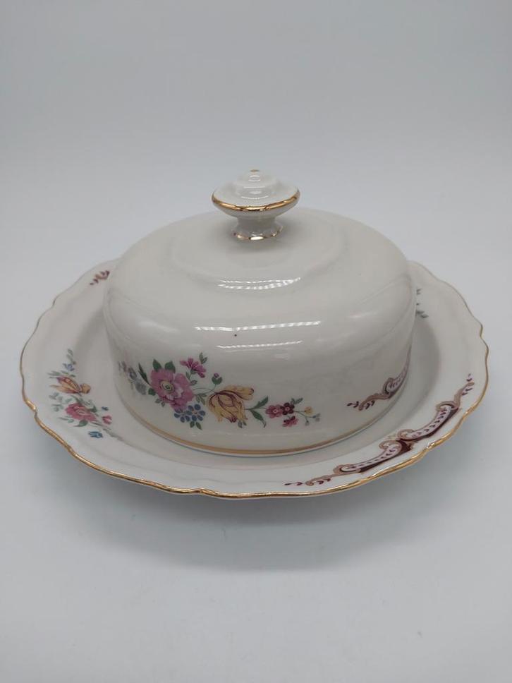 Prachtige vintage botervloot van Epiag  Tsjechoslowakije, Antiek en Kunst, Antiek | Servies los, Ophalen of Verzenden