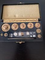 vintage set gouden gewichten, Ophalen of Verzenden