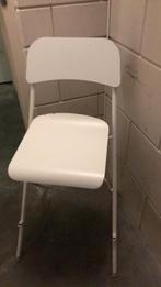 Twee hoge barkrukken, Kunststof, Gebruikt, Twee, Wit