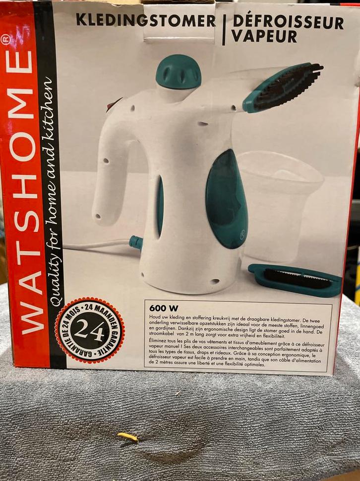 Watshome Kledingstomer - Nieuw in doos!, Witgoed en Apparatuur, Strijkijzers en Strijkplanken, Nieuw, Strijkijzer met snoer, Ophalen