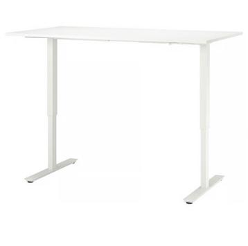 IKEA zit/sta bureau wit 160x80 beschikbaar voor biedingen