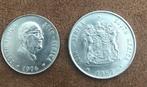 2x Zuid-Afrika 50 Cent  en 1Rand, Postzegels en Munten, Munten | Afrika, Ophalen of Verzenden, Zuid-Afrika, Setje